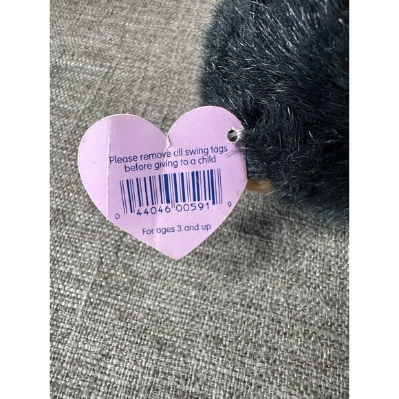 Puffkins Collection Swibco Benny Black Bear 4” Plush Stuffed Animal with Tags - Picture 5 of 6